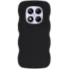 Phonesta Wavy Silicone Back Cover hoesje voor Xiaomi Redmi Note 14 Pro 4G - Zwart