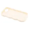 Phonesta Wavy Silicone Back Cover hoesje voor Apple iPhone 17e/16e - Beige 6