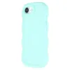 Phonesta Wavy Silicone Back Cover hoesje voor Apple iPhone 17e/16e - Mintgroen 4