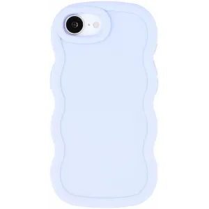 Phonesta Wavy Silicone Back Cover hoesje voor Apple iPhone 17e/16e - Paars