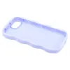 Phonesta Wavy Silicone Back Cover hoesje voor Apple iPhone 17e/16e - Paars 6