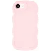 Phonesta Wavy Silicone Back Cover hoesje voor Apple iPhone 17e/16e - Roze