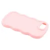 Phonesta Wavy Silicone Back Cover hoesje voor Apple iPhone 17e/16e - Roze 5