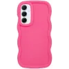 Phonesta Wavy Silicone Back Cover hoesje voor Samsung Galaxy A15 4G/5G - Hot Pink