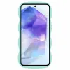 Phonesta Wavy Silicone Back Cover hoesje voor Samsung Galaxy A15 4G/5G - Mintgroen 2