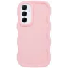 Phonesta Wavy Silicone Back Cover hoesje voor Samsung Galaxy A15 4G/5G - Roze