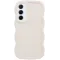 Phonesta Wavy Silicone Back Cover hoesje voor Samsung Galaxy A35 - Beige