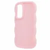 Phonesta Wavy Silicone Back Cover hoesje voor Samsung Galaxy A35 - Roze 3