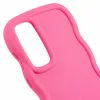 Phonesta Wavy Silicone Back Cover hoesje voor Samsung Galaxy A55 - Hot Pink 6