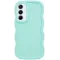 Phonesta Wavy Silicone Back Cover hoesje voor Samsung Galaxy A55 - Mintgroen