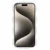 Phonesta Wavy Silicone Back Cover hoesje voor Apple iPhone 15 - Beige 2