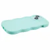 Phonesta Wavy Silicone Back Cover hoesje voor Apple iPhone 15 - Mintgroen 5