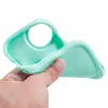Phonesta Wavy Silicone Back Cover hoesje voor Apple iPhone 15 - Mintgroen 7