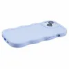 Phonesta Wavy Silicone Back Cover hoesje voor Apple iPhone 15 - Paars 5