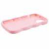 Phonesta Wavy Silicone Back Cover hoesje voor Apple iPhone 15 - Roze 4