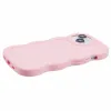 Phonesta Wavy Silicone Back Cover hoesje voor Apple iPhone 15 - Roze 5