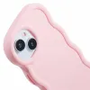 Phonesta Wavy Silicone Back Cover hoesje voor Apple iPhone 15 - Roze 6