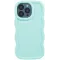 Phonesta Wavy Silicone Back Cover hoesje voor Apple iPhone 15 Pro - Mintgroen