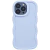 Phonesta Wavy Silicone Back Cover hoesje voor Apple iPhone 15 Pro - Paars