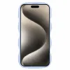 Phonesta Wavy Silicone Back Cover hoesje voor Apple iPhone 15 Pro - Paars 2