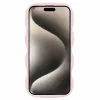 Phonesta Wavy Silicone Back Cover hoesje voor Apple iPhone 15 Pro - Roze 2