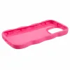 Phonesta Wavy Silicone Back Cover hoesje voor Apple iPhone 15 Pro Max - Hot Pink 4