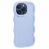 Phonesta Wavy Silicone Back Cover hoesje voor Apple iPhone 15 Pro Max - Paars 3