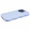 Phonesta Wavy Silicone Back Cover hoesje voor Apple iPhone 15 Pro Max - Paars 5