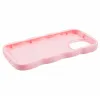 Phonesta Wavy Silicone Back Cover hoesje voor Apple iPhone 15 Pro Max - Roze 4