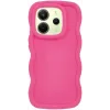 Phonesta Wavy Silicone Back Cover hoesje voor Xiaomi Redmi Note 14 4G - Hot Pink