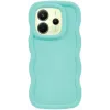 Phonesta Wavy Silicone Back Cover hoesje voor Xiaomi Redmi Note 14 4G - Mintgroen