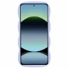 Phonesta Wavy Silicone Back Cover hoesje voor Xiaomi Redmi Note 14 4G - Paars 2