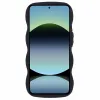 Phonesta Wavy Silicone Back Cover hoesje voor Xiaomi Redmi Note 14 4G - Zwart 2