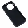 Phonesta Wavy Silicone Back Cover hoesje voor Xiaomi Redmi Note 14 4G - Zwart 4