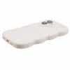 Phonesta Wavy Silicone Back Cover hoesje voor Apple iPhone 17 - Beige 5