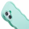 Phonesta Wavy Silicone Back Cover hoesje voor Apple iPhone 17 - Mintgroen 6