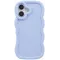 Phonesta Wavy Silicone Back Cover hoesje voor Apple iPhone 17 - Paars