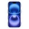 Phonesta Wavy Silicone Back Cover hoesje voor Apple iPhone 17 - Paars 3