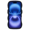 Phonesta Wavy Silicone Back Cover hoesje voor Apple iPhone 17 - Zwart 3