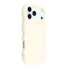 Phonesta Wavy Silicone Back Cover hoesje voor Apple iPhone 17 Pro - Beige 2