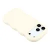Phonesta Wavy Silicone Back Cover hoesje voor Apple iPhone 17 Pro - Beige 5