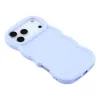 Phonesta Wavy Silicone Back Cover hoesje voor Apple iPhone 17 Pro - Paars 4