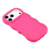 Phonesta Wavy Silicone Back Cover hoesje voor Apple iPhone 17 Pro Max - Hot Pink 4