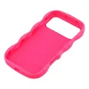 Phonesta Wavy Silicone Back Cover hoesje voor Apple iPhone 17 Pro Max - Hot Pink 6