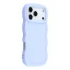 Phonesta Wavy Silicone Back Cover hoesje voor Apple iPhone 17 Pro Max - Paars 2
