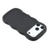 Phonesta Wavy Silicone Back Cover hoesje voor Apple iPhone 17 Pro Max - Zwart 5