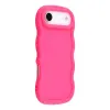 Phonesta Wavy Silicone Back Cover hoesje voor Apple iPhone Air - Hot Pink 2