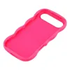 Phonesta Wavy Silicone Back Cover hoesje voor Apple iPhone Air - Hot Pink 6