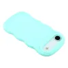 Phonesta Wavy Silicone Back Cover hoesje voor Apple iPhone Air - Mintgroen 5