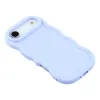 Phonesta Wavy Silicone Back Cover hoesje voor Apple iPhone Air - Paars 4